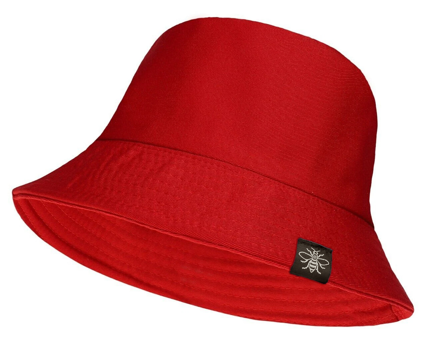 Bee Tag Manchester Bee Red Bucket Hat