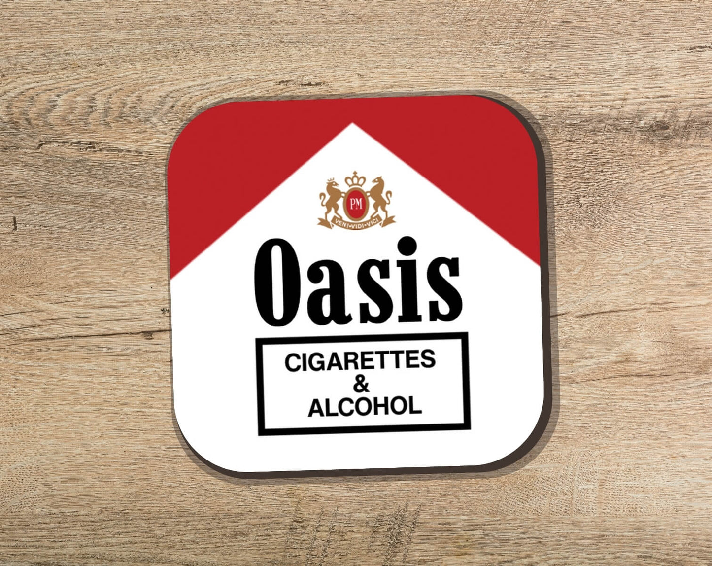 Cigarettes & Alcohol Coaster • The Manchester Shop