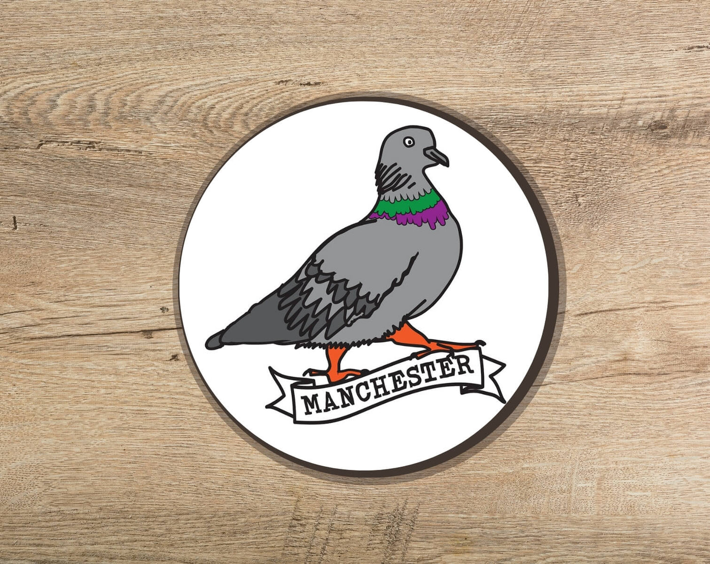 Manchester Pigeon Coaster • The Manchester Shop