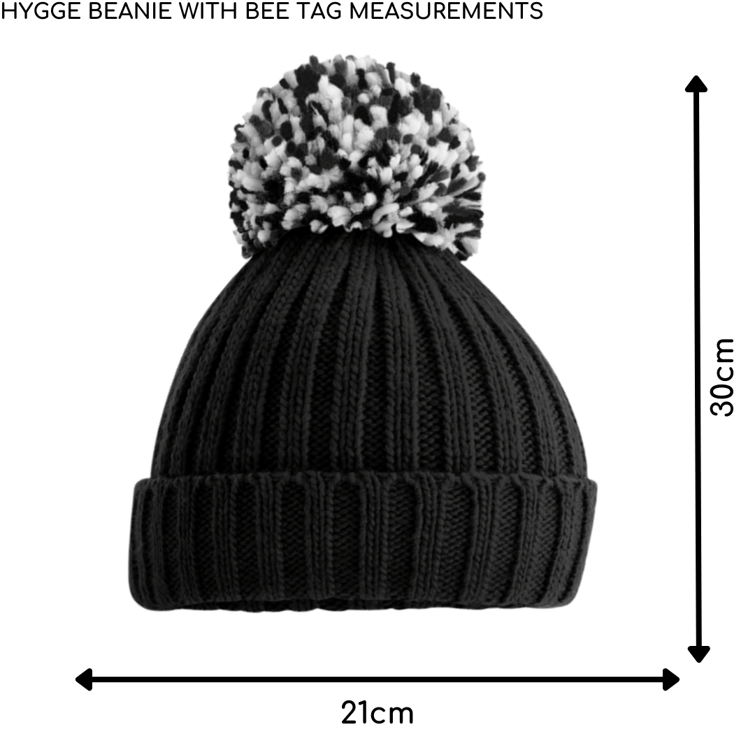 Mustard Hygge Beanie with Bee Tag (Staff) • The Manchester Shop