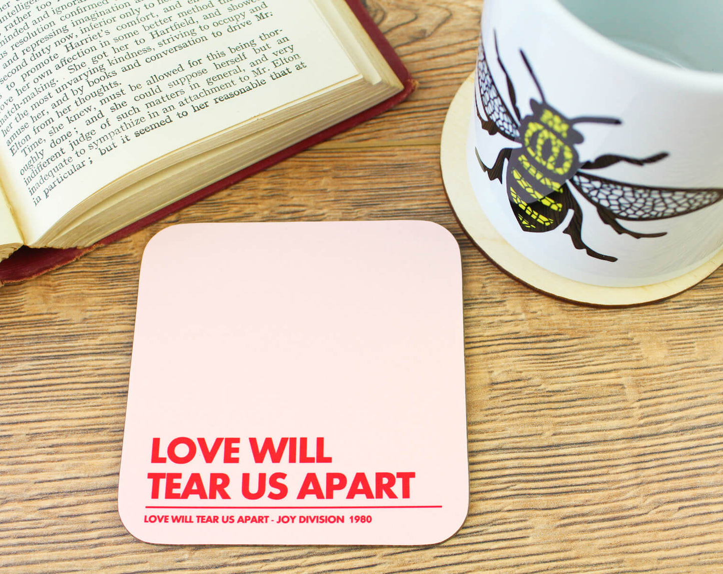 Love Will Tear Us Coaster (Staff) - The Manchester Shop