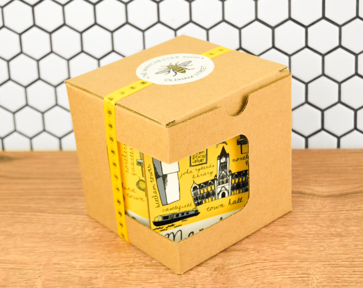 Manchester Landmarks Mug & Coaster Gift Set