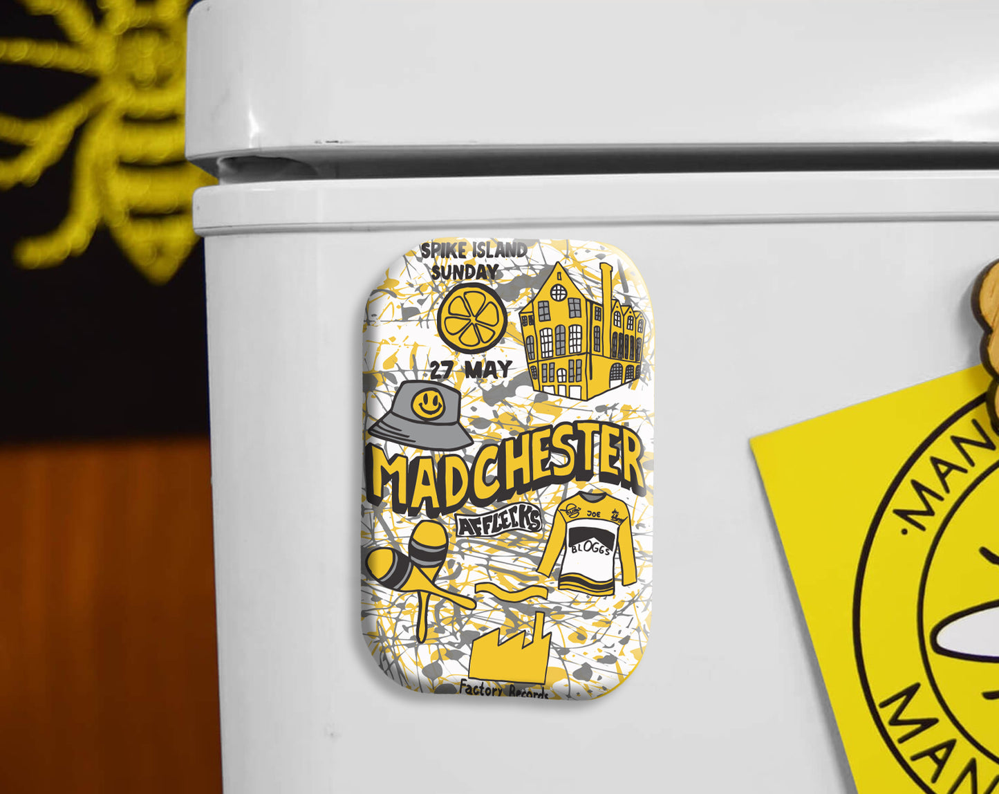 Madchester Splatter Magnet
