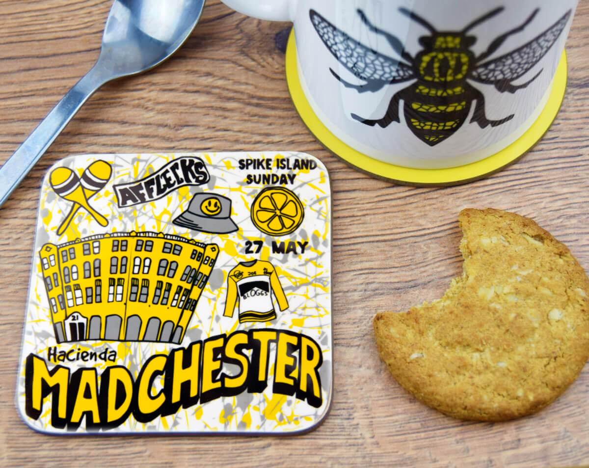 Madchester Splatter Coaster (Staff) - The Manchester Shop
