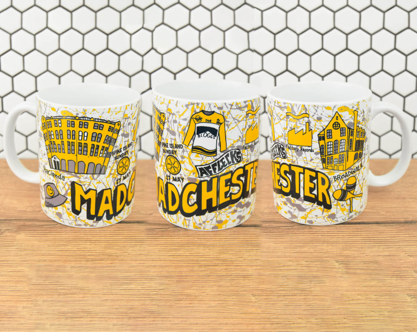 Madchester Splatter Mug & Coaster Gift Set