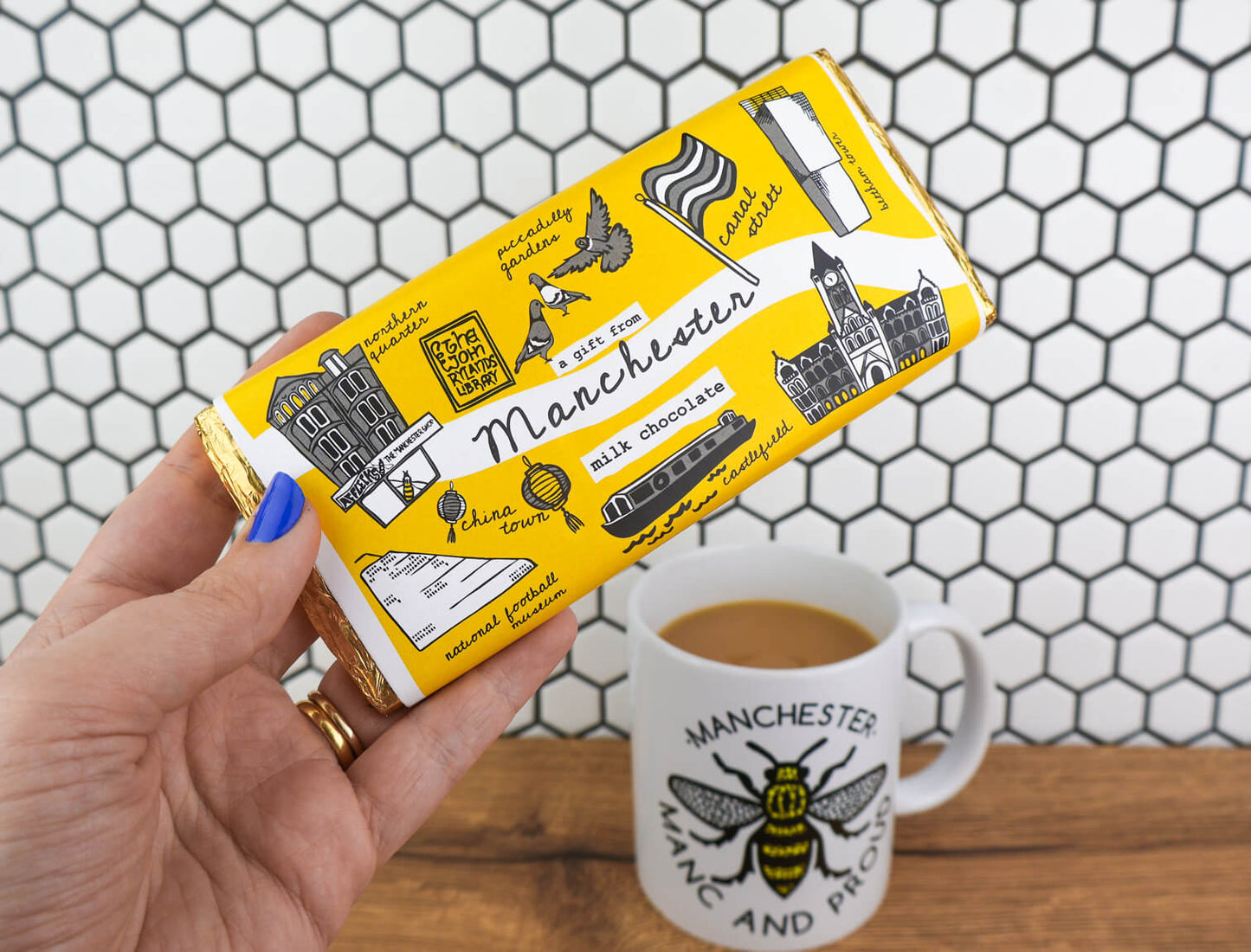Manchester Landmarks Chocolate Bar