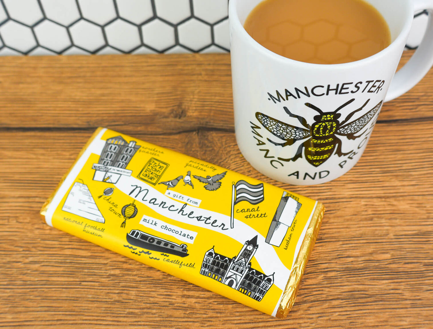 Manchester Landmarks Chocolate Bar