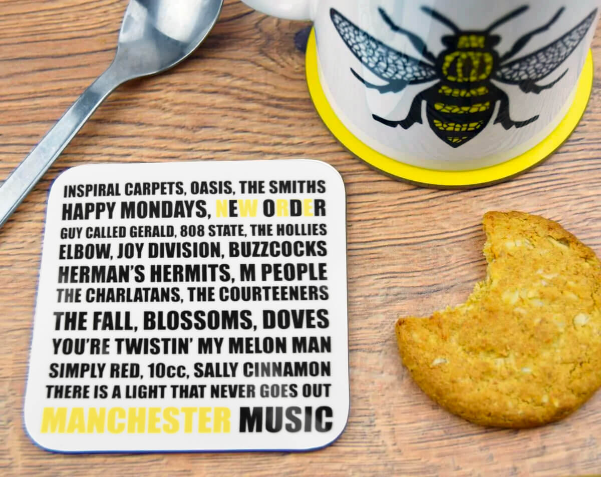 Manchester Music Coaster (Inspiral) (Staff) - The Manchester Shop