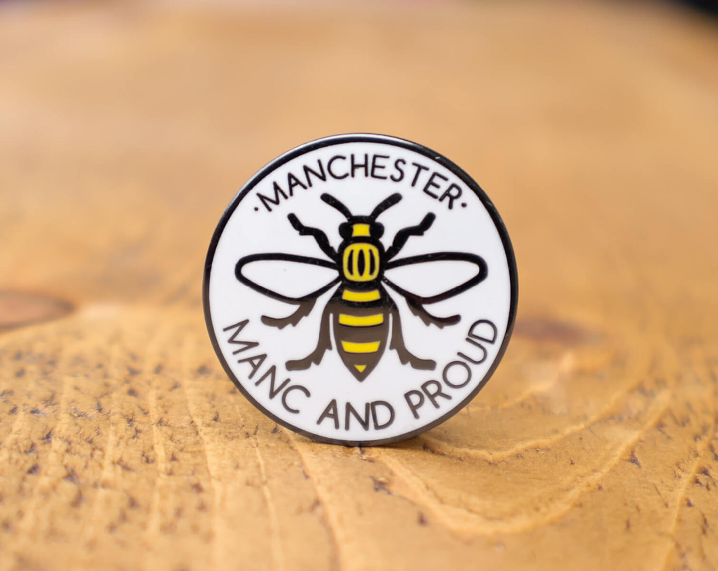 Large Manc & Proud Logo Pin • The Manchester Shop