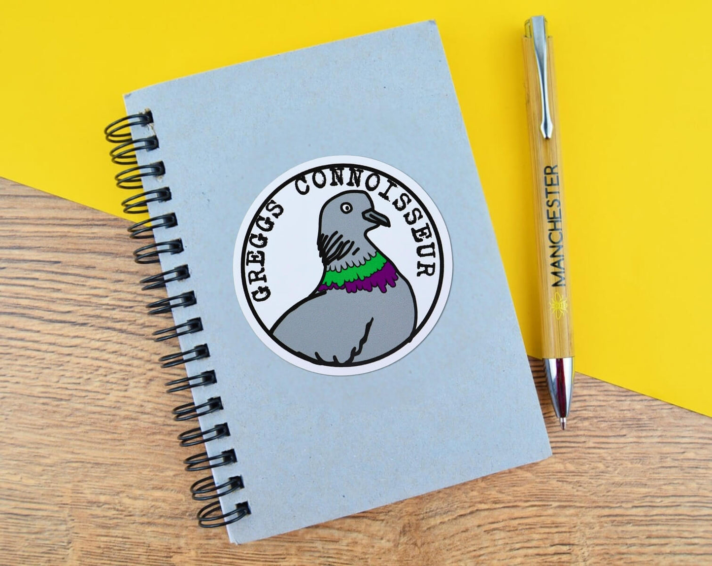 Greggs Connoisseur Sticker • The Manchester Shop