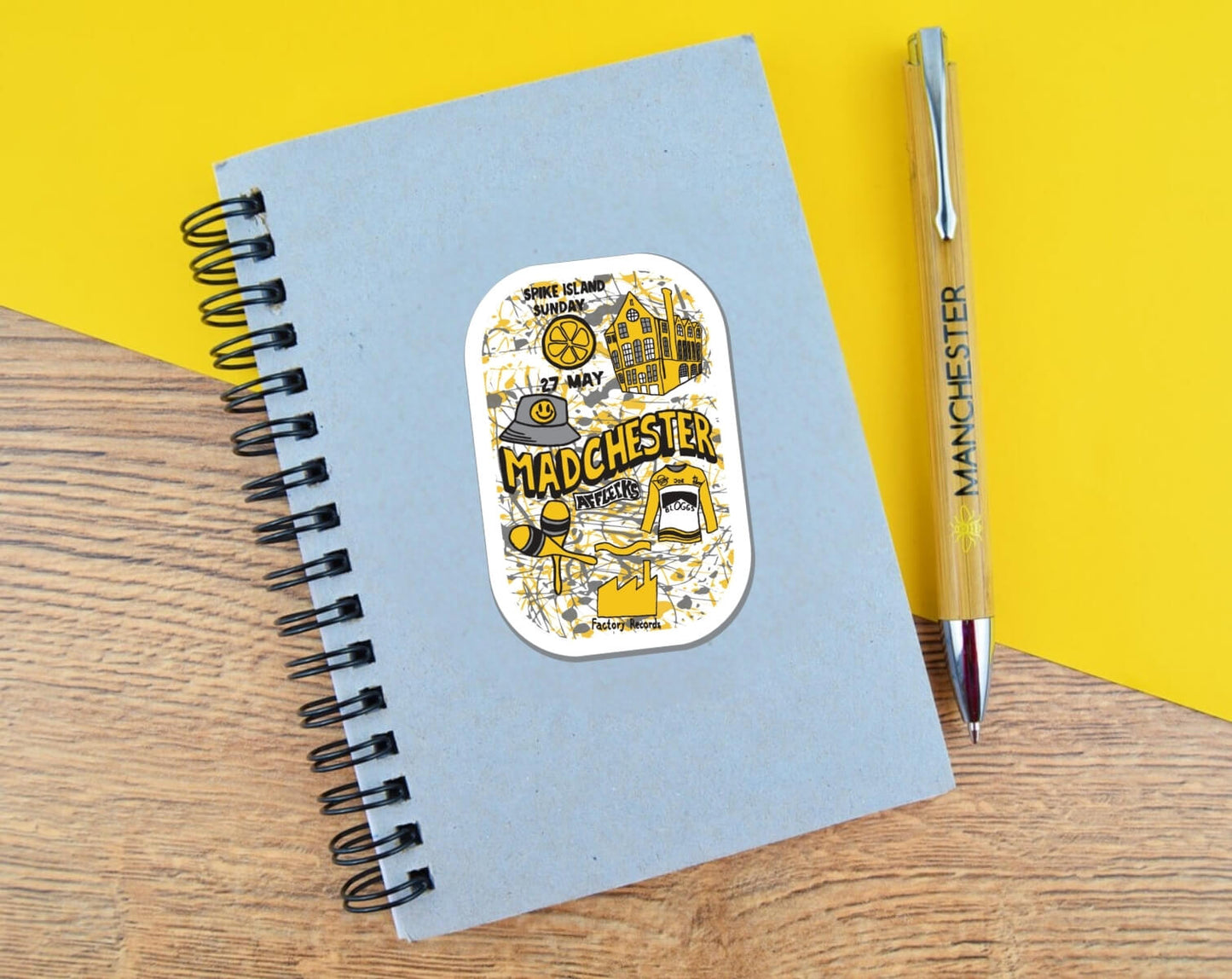 Madchester Splatter Sticker