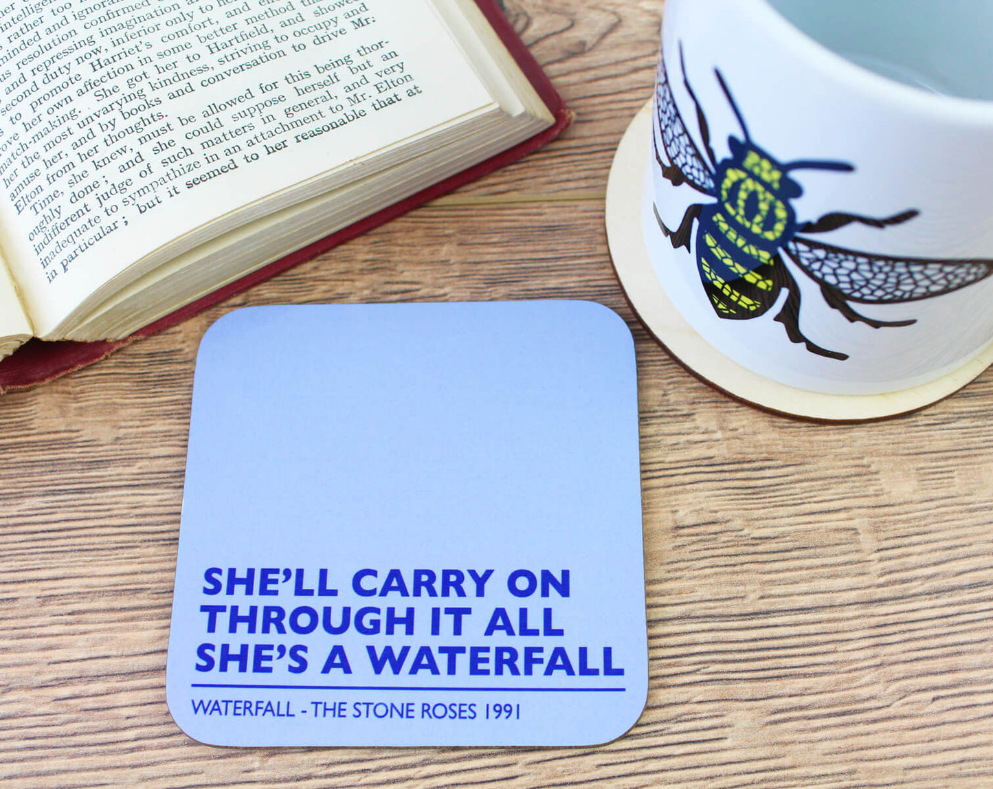 She's A Waterfall Coaster (Staff) - The Manchester Shop