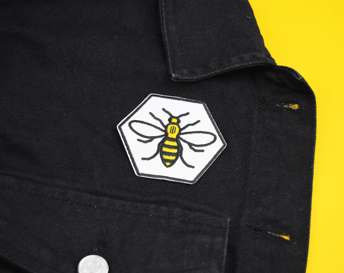 Hexagon Bee Patch • The Manchester Shop