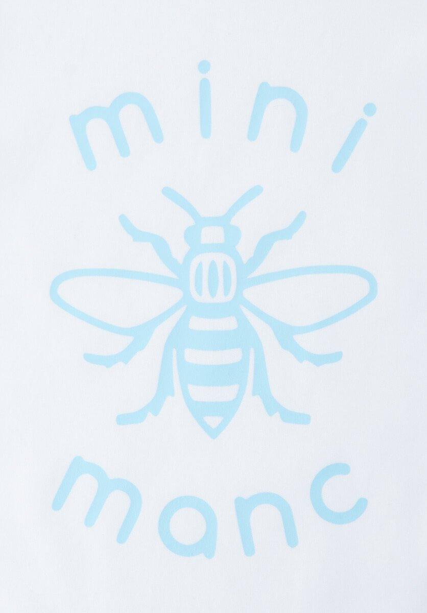 Blue Mini-Manc Baby Grow - The Manchester Shop