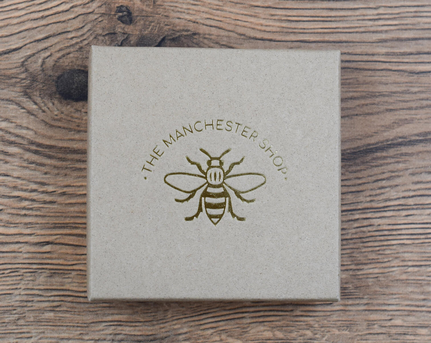 Silver Dainty Bee Necklace with Gold Detail • The Manchester Shop