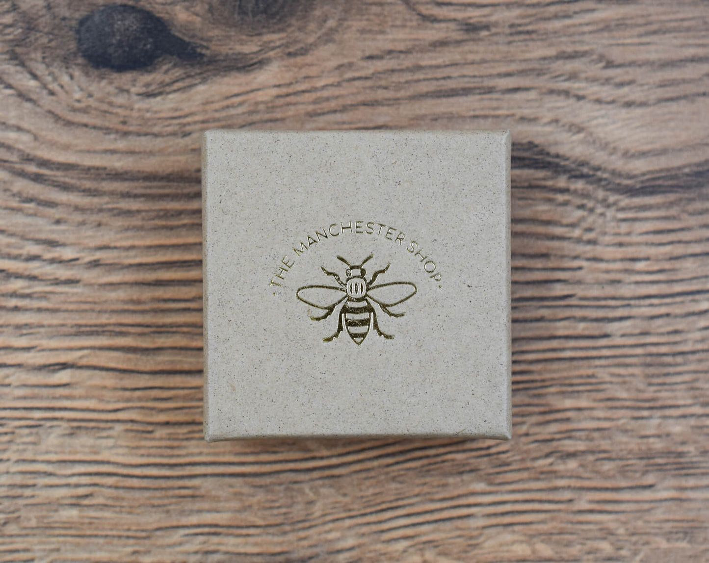 Sterling Silver Dainty Bee Studs with Gold Detail • The Manchester Shop