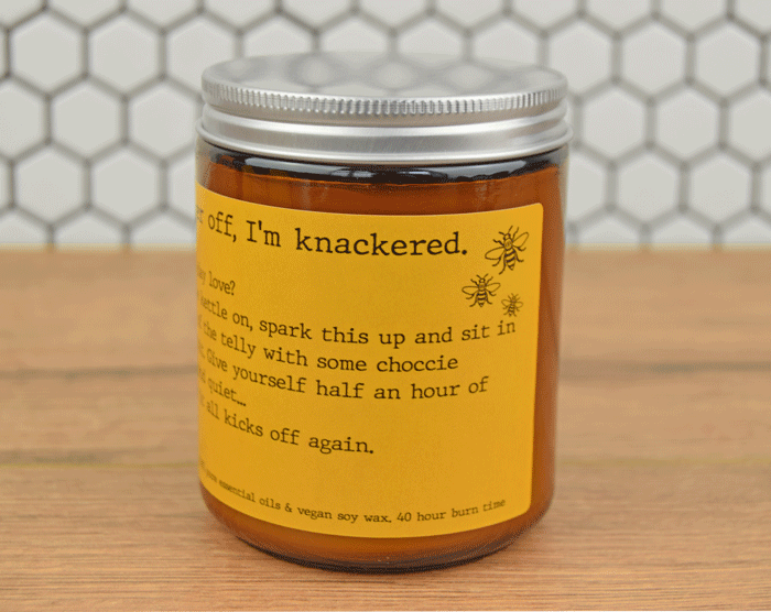 Manchester Bee Candle In Gift Bag | The Manchester Shop