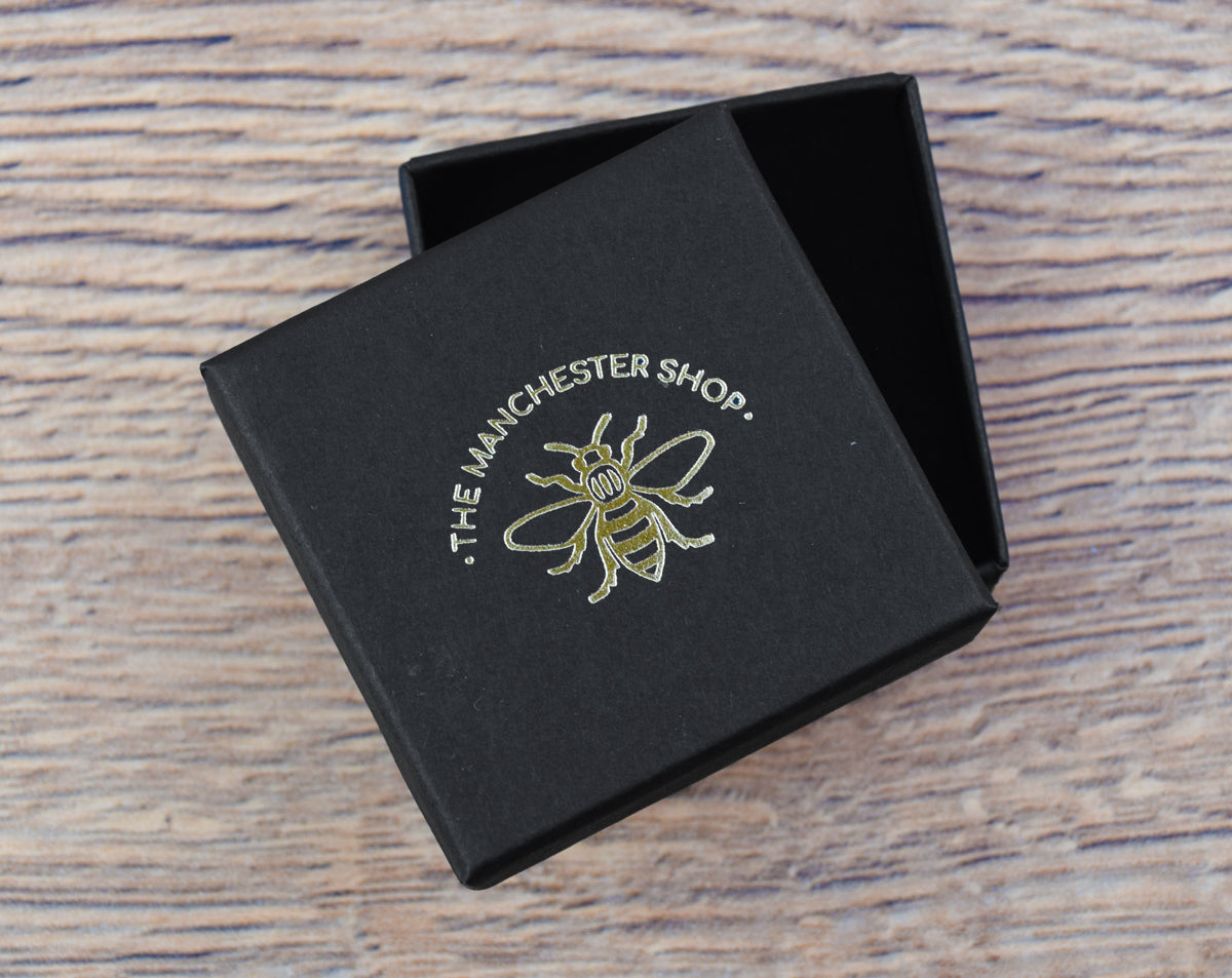 Cartoon Bee Sterling Silver Studs