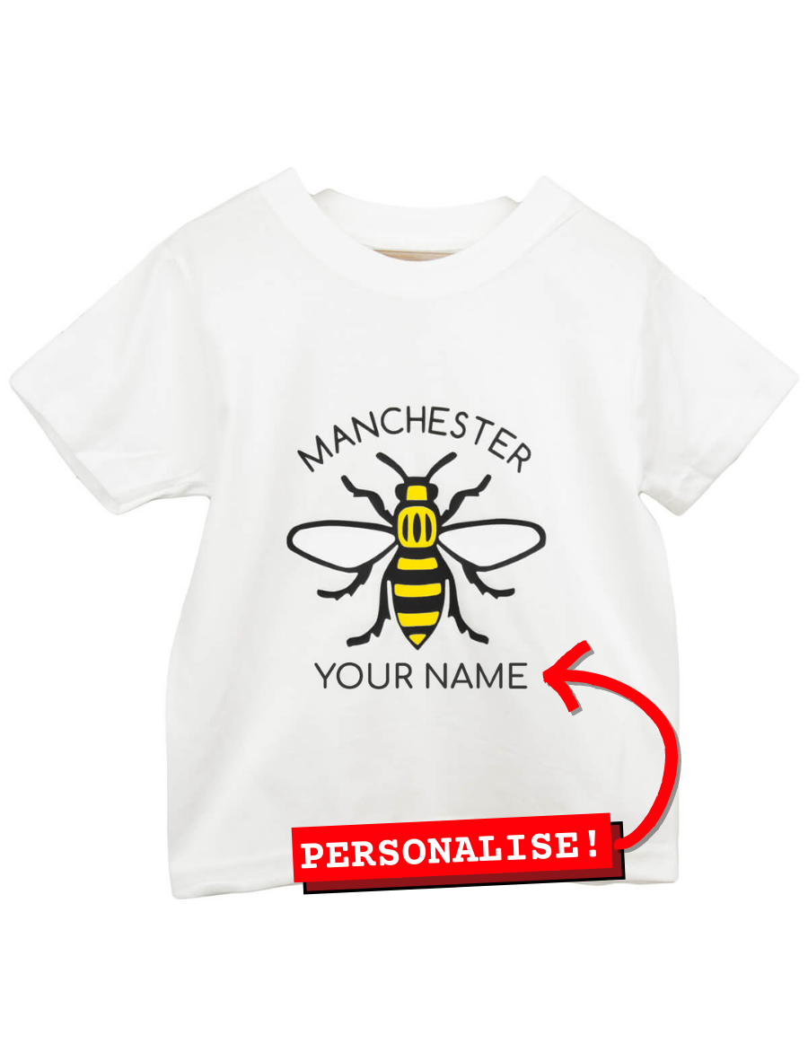 Manchester Bee Kids T-Shirt (Staff) - The Manchester Shop
