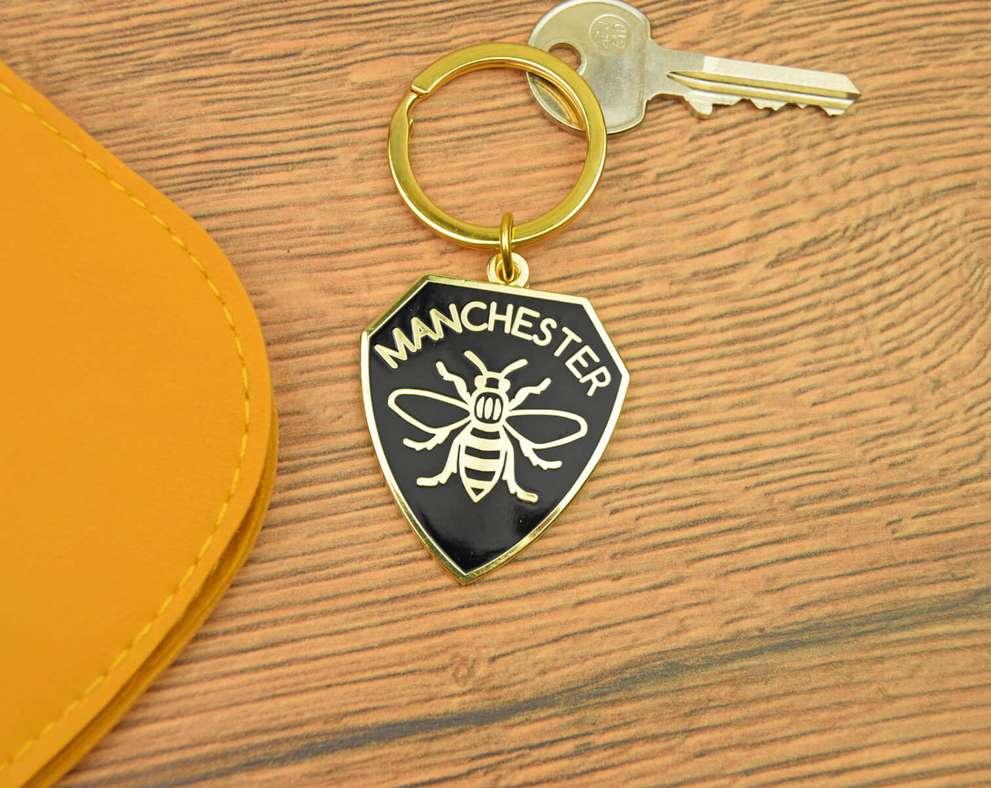Manchester Shield Keyring • The Manchester Shop