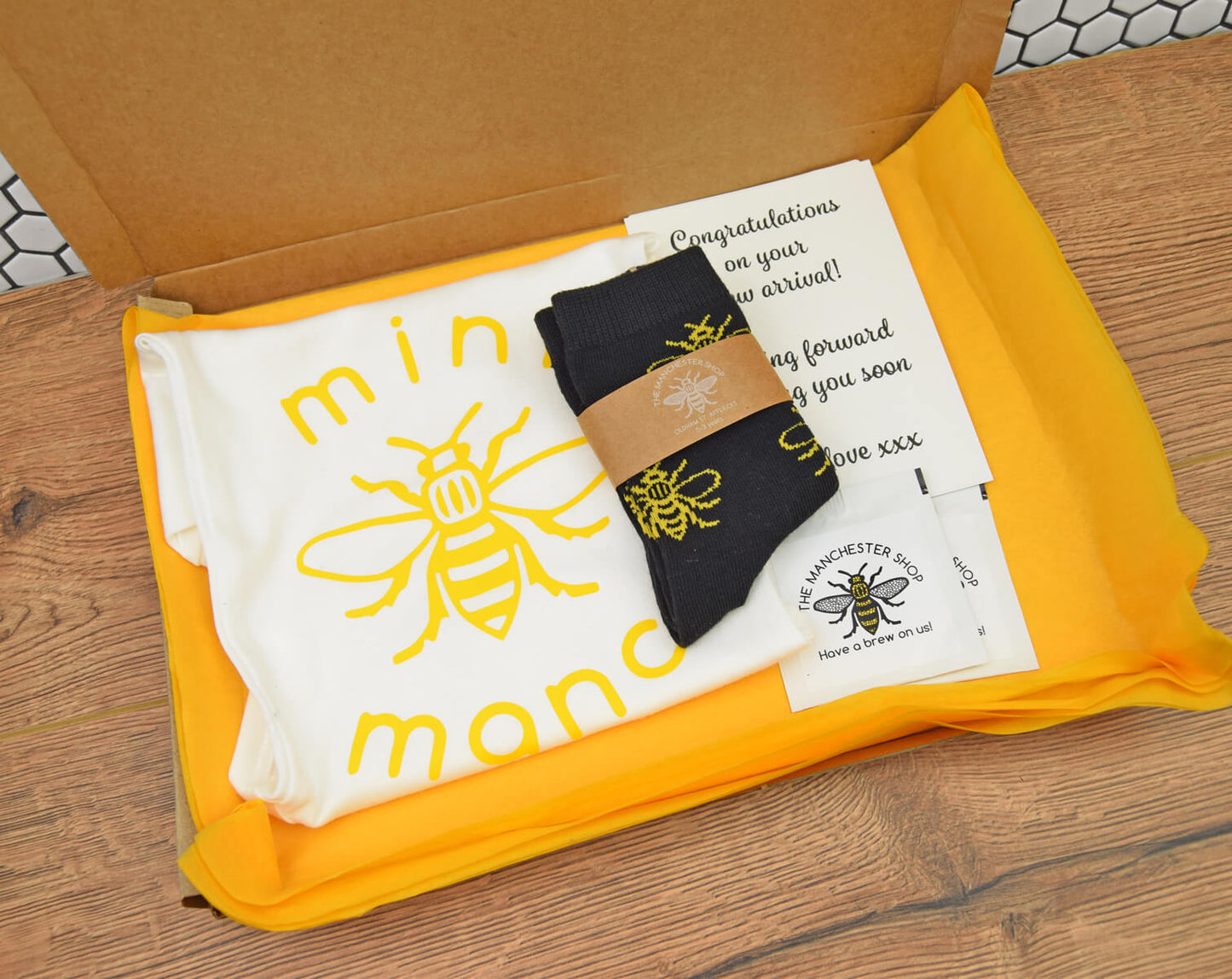 Mini-Manc Baby Grow Letterbox Gift Box