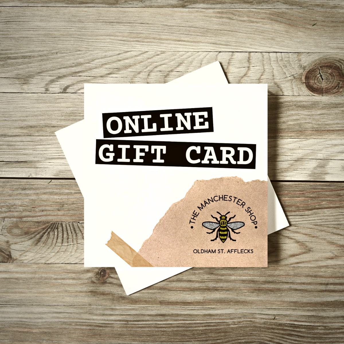 Manchester Shop Gift Card • The Manchester Shop