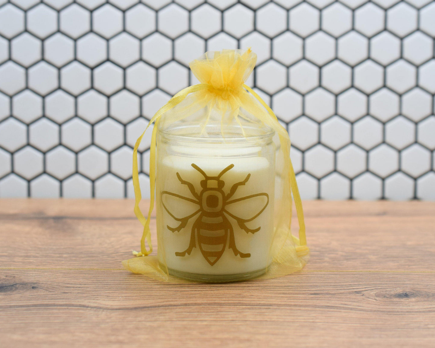 Manchester Bee Candle In Gift Bag - The Manchester Shop