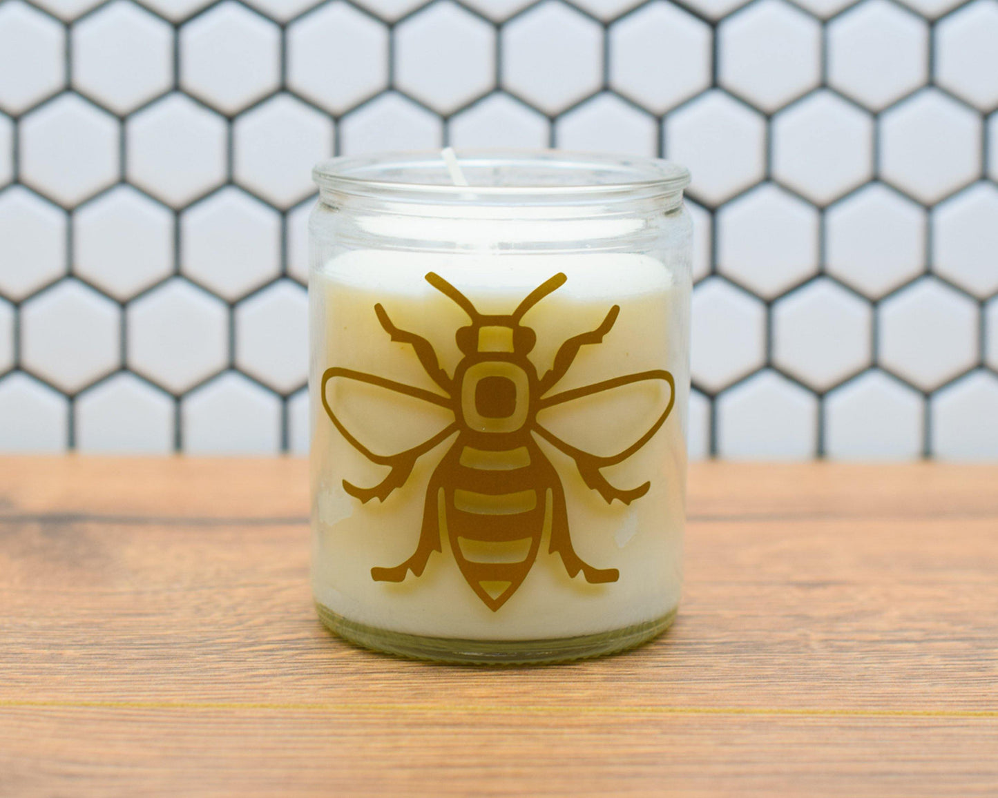 Manchester Bee Candle In Gift Bag (Staff) - The Manchester Shop