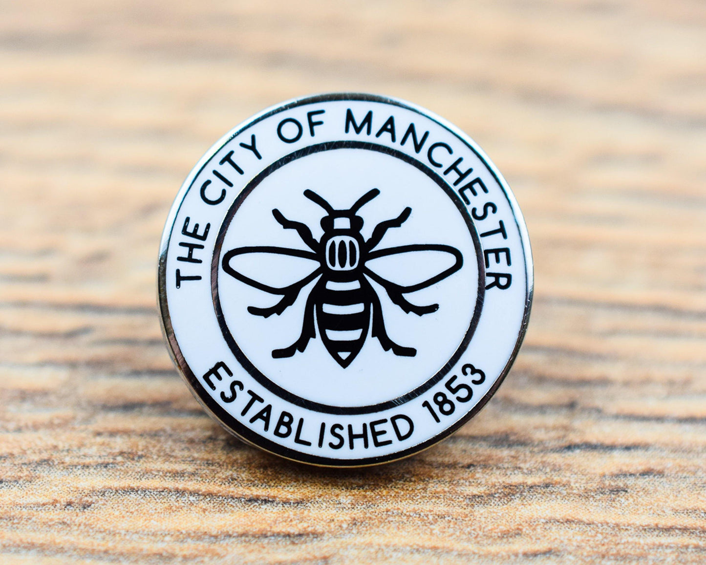 Manchester Established 1853 Pin • The Manchester Shop
