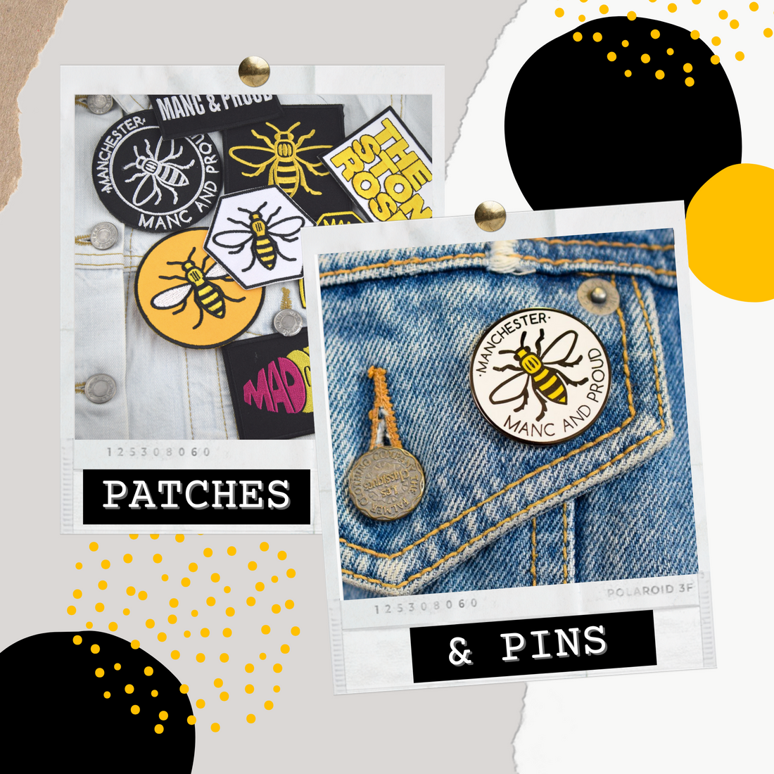 Get Creative with Patches & Pins 🐝 - The Manchester Shop