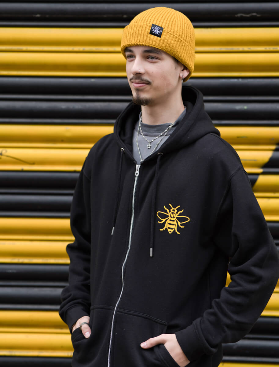 Mustard Harbour Bee Beanie
