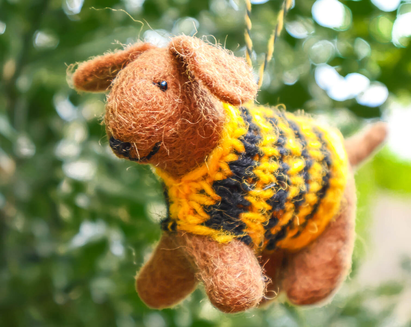 Dog with Jumper Decoration