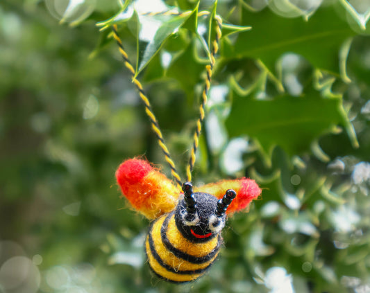 Small Rainbow Bee Decoration