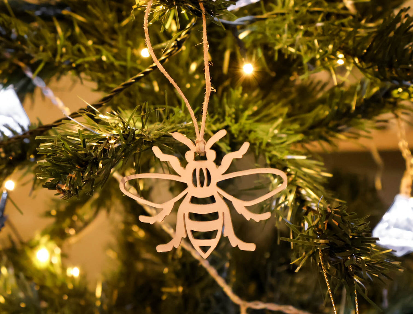 Acrylic Manchester Bee Ornament