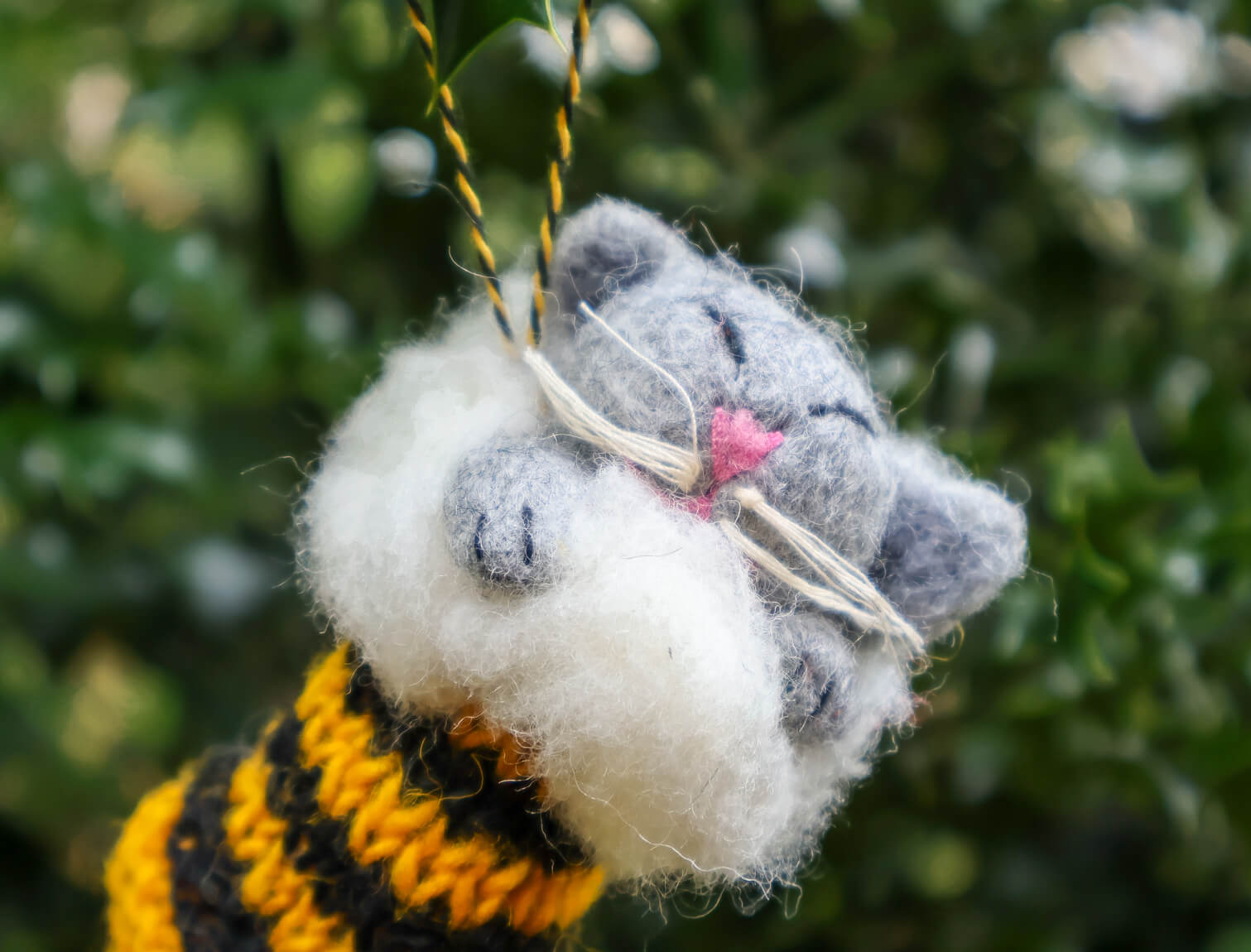 Cat in Stocking Decoration • The Manchester Shop