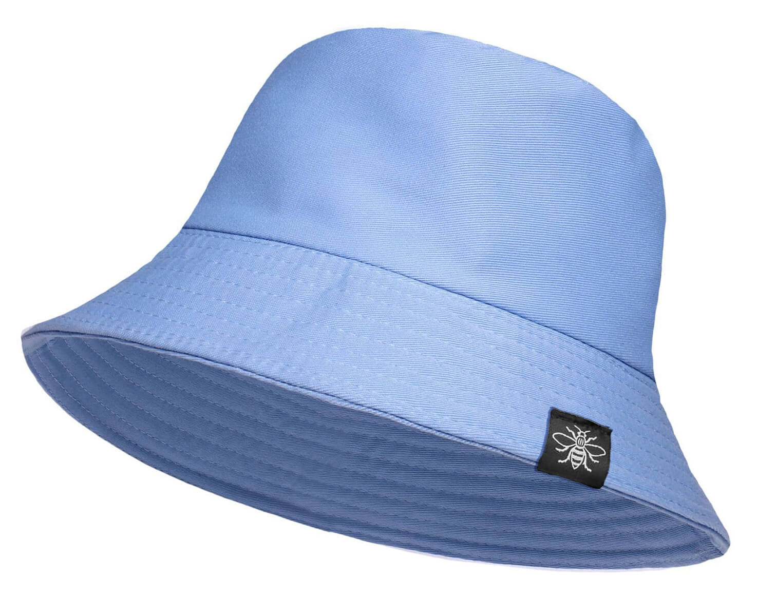 Bee Tag Manchester Bee Bucket Hat - Baby Blue • The Manchester Shop