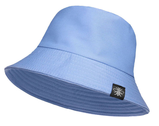 Bee Tag Manchester Bee Bucket Hat - Baby Blue • The Manchester Shop