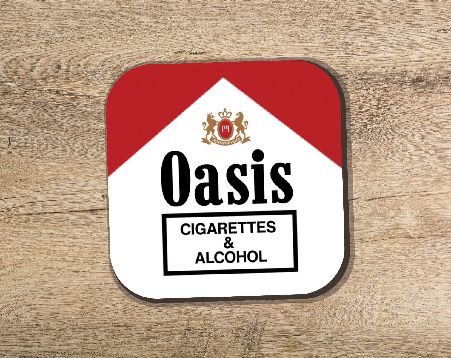 Cigarettes & Alcohol Coaster • The Manchester Shop
