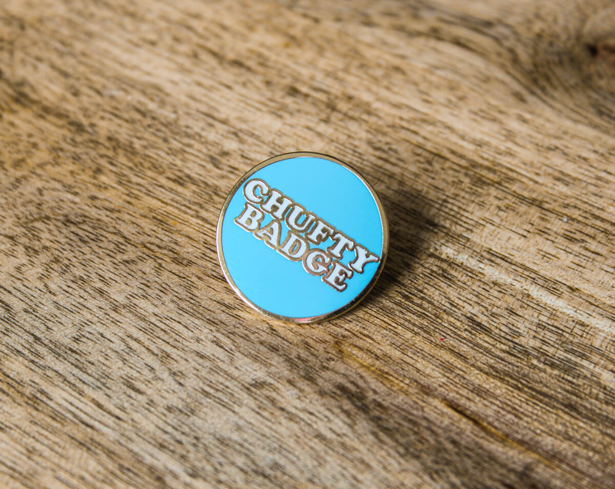 Chufty Badge Enamel Pin | The Manchester Shop