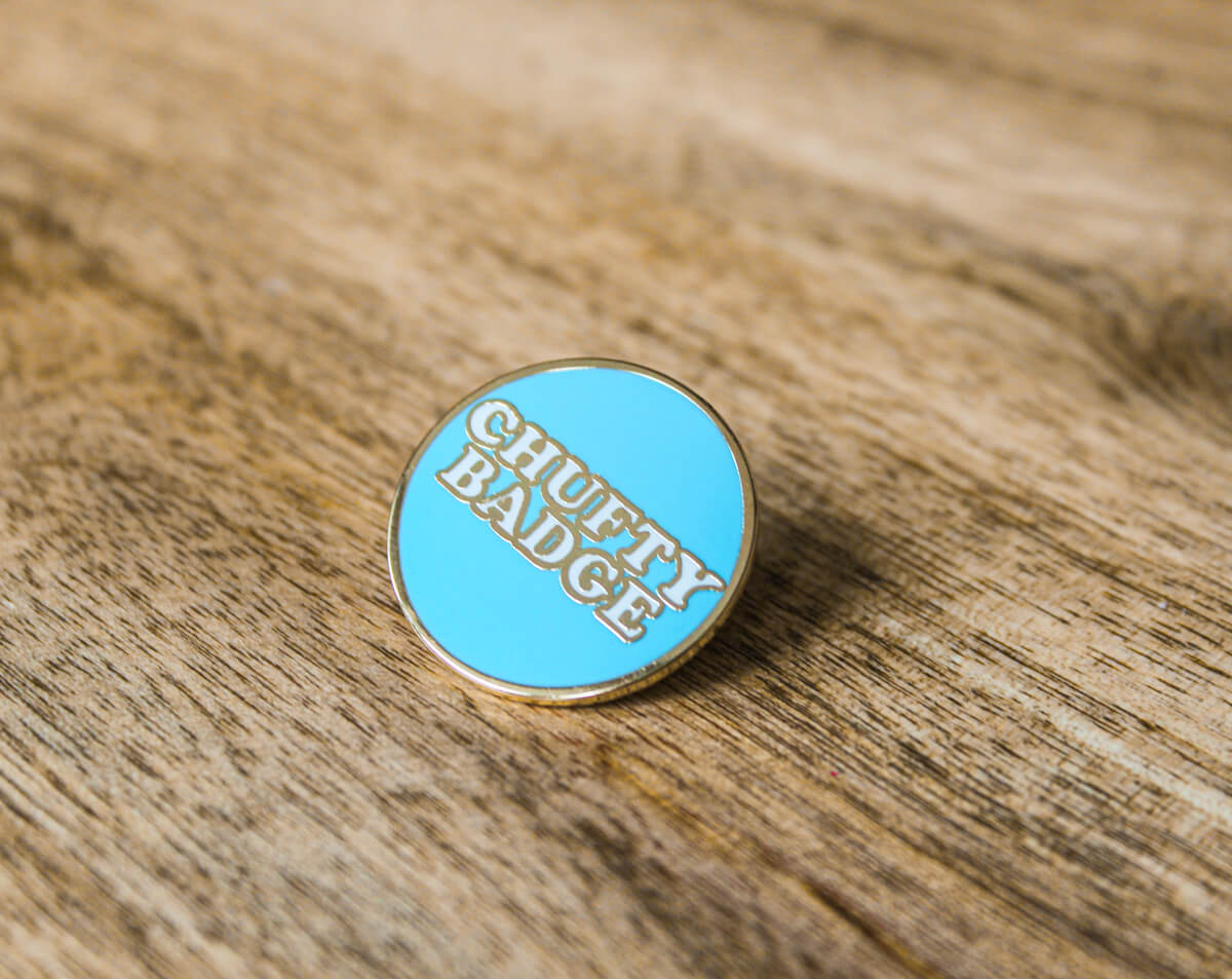 Chufty Badge Enamel Pin | The Manchester Shop
