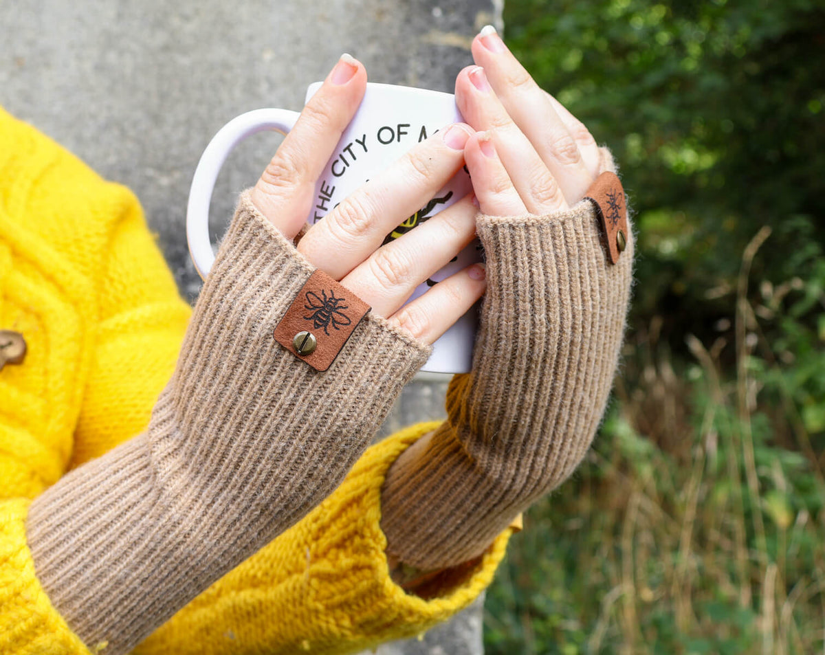 Fingerless Coffee Gloves