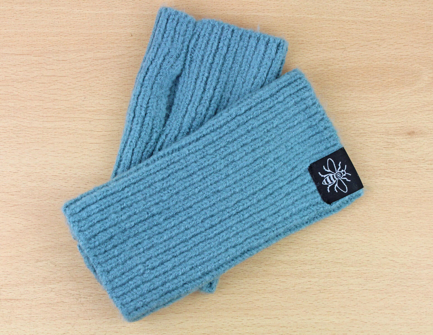 Fingerless Blue Gloves | The Manchester Shop