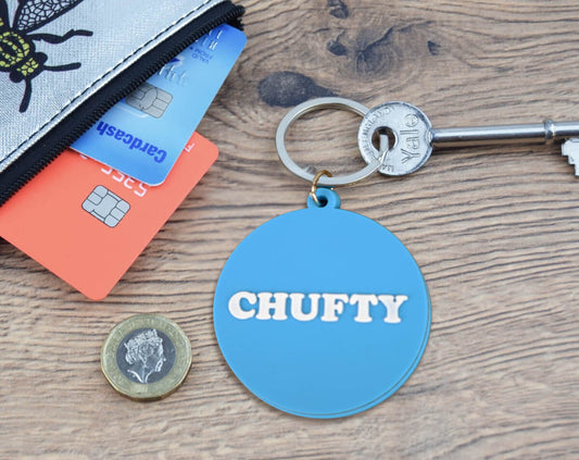 Chufty Rubber Keyring • The Manchester Shop