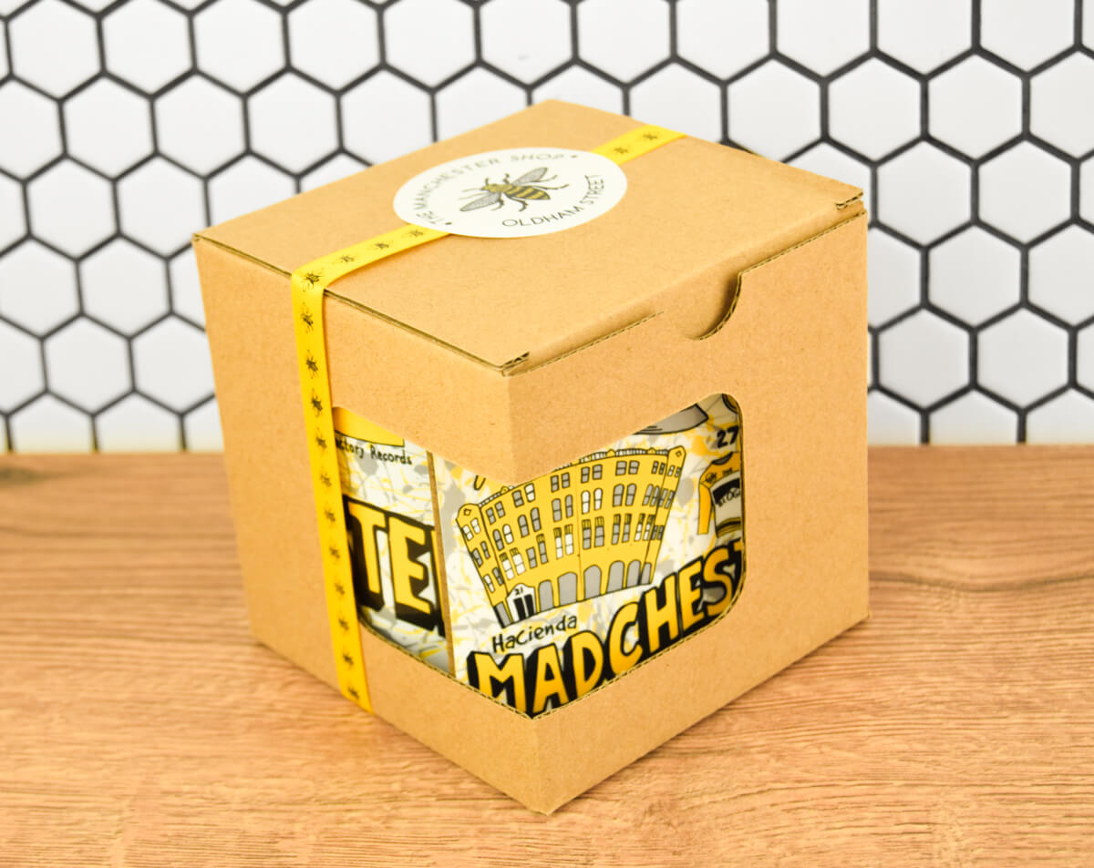 Madchester Splatter Mug & Coaster Gift Set (Staff) - The Manchester Shop
