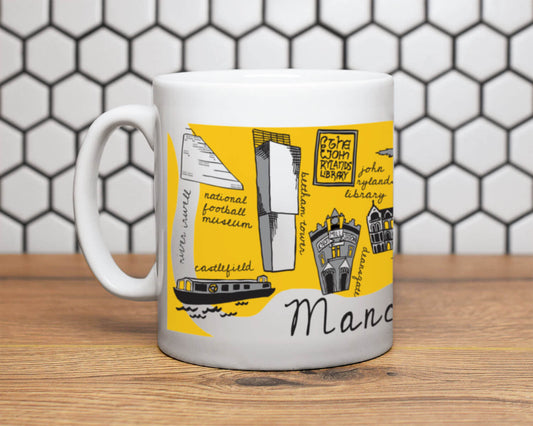 Manchester Landmarks Mug (Staff) - The Manchester Shop