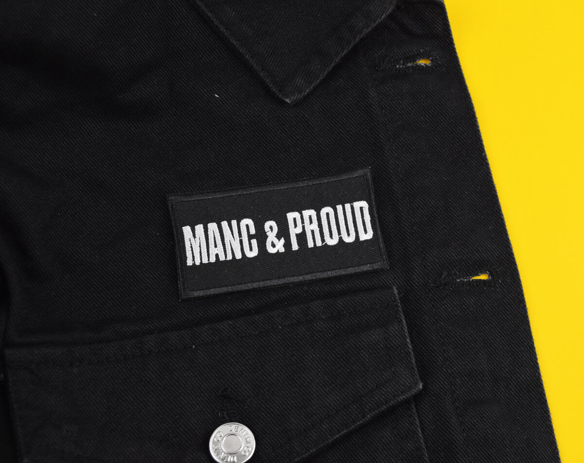 Manc & Proud Rectangle Patch