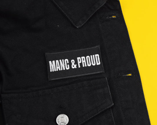 Manc & Proud Rectangle Patch