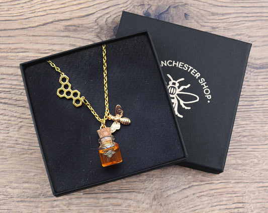  Bee with Honeypot Necklace | The Manchester Shop