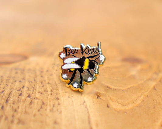 Bee Kind Enamel Pin • The Manchester Shop