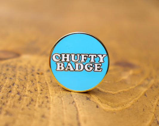 Chufty Badge Enamel Pin • The Manchester Shop